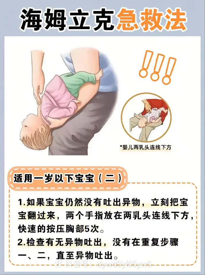 图片[3]-家长必学的孩子急救方法:海姆立克急救法-清风小筑-雷国胜的个人网站
