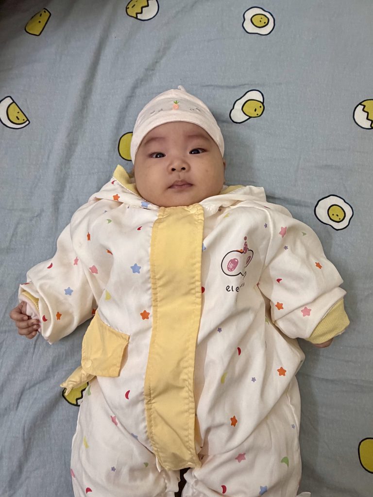 图片[5]-晴宝3个月留影-清风小筑-雷国胜的个人网站