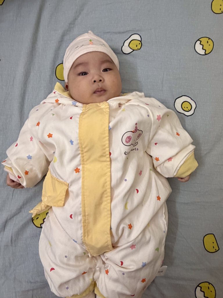 图片[4]-晴宝3个月留影-清风小筑-雷国胜的个人网站