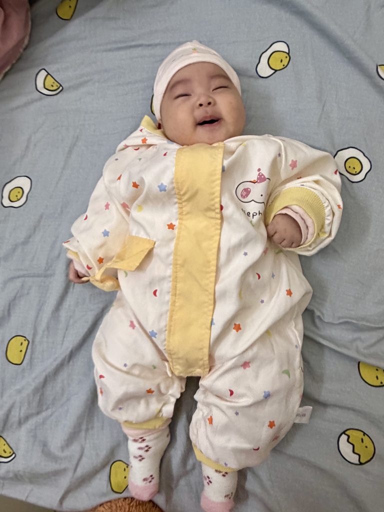 图片[3]-晴宝3个月留影-清风小筑-雷国胜的个人网站